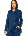 MediChic MC9106 Lucy Women Zip Front Warm Up Jacket