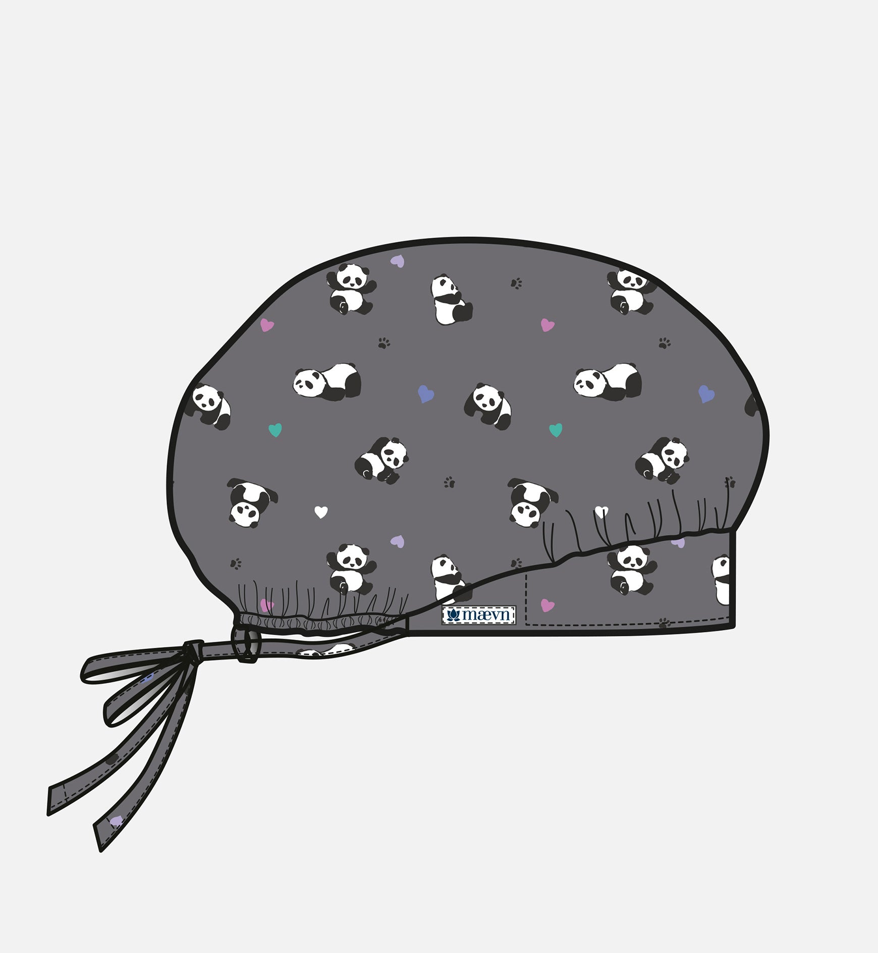 Printed Unisex Bouffant Cap
