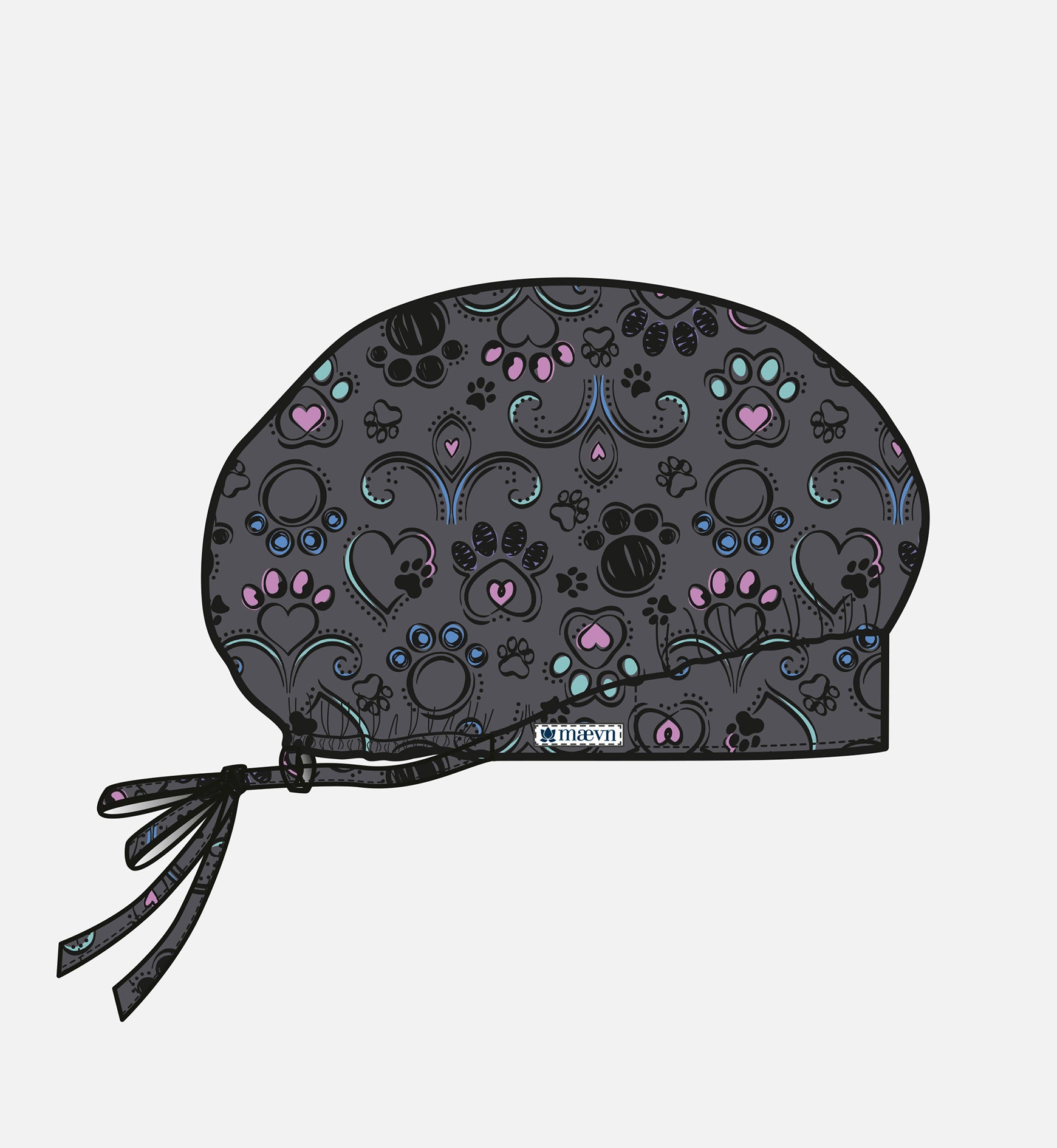 Printed Unisex Bouffant Cap