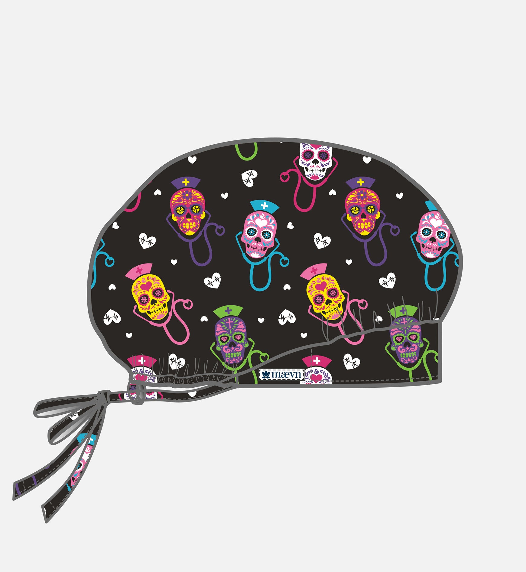 Printed Unisex Bouffant Cap