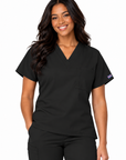 4777 Unisex Tuckable V-Neck Top (DFS)