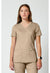 Cherokee Revolution WW610 Women Mock Wrap Top Khaki/NIS