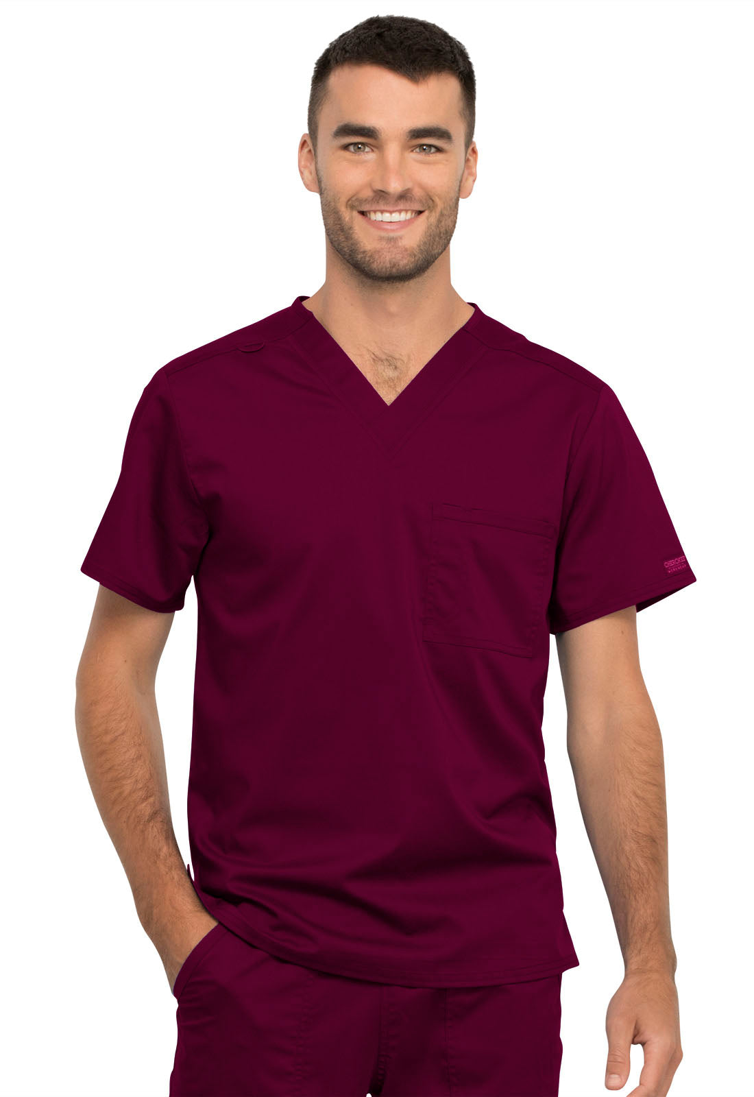 Cherokee Revolution WW625 Unisex V-Neck 1-Pocket Tuckable Top (UP