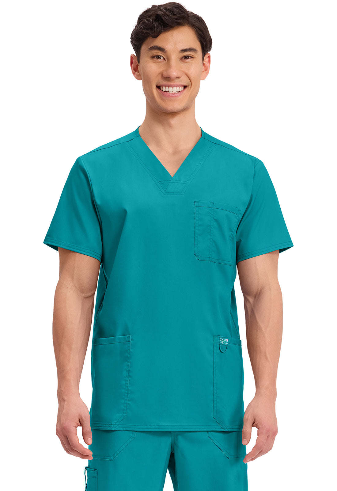 Cherokee Revolution WW670 Men V-Neck 3-Pocket Top/NIS – Scrubs to