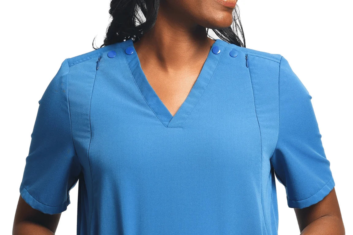 Mommy Scrubs Pump-Friendly Scrub Top